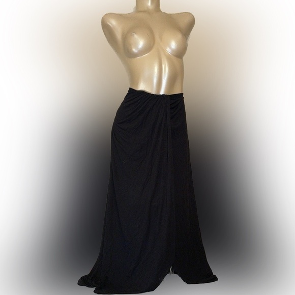 Free People women’s Medium dress skirt top shirt black Multi-way basic stretch - Picture 9 of 11